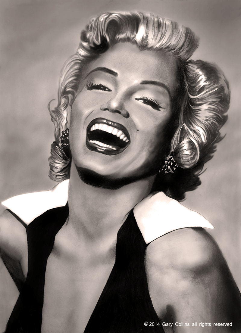 Marilyn Monroe pencil drawing